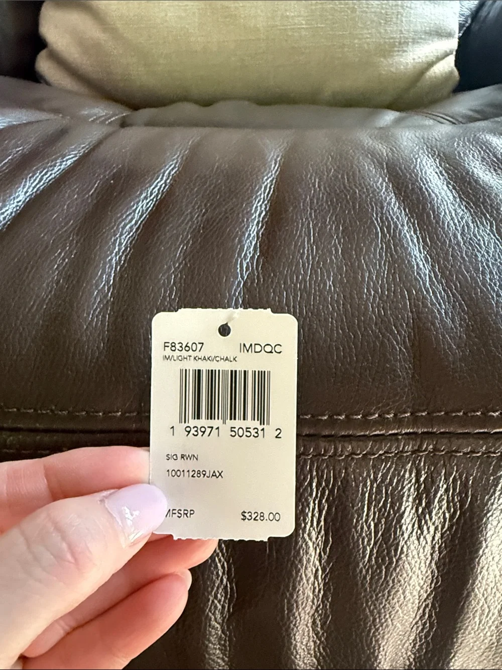 Coach satchel beige